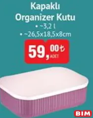 KAPAKLI ORGANİZER KUTU